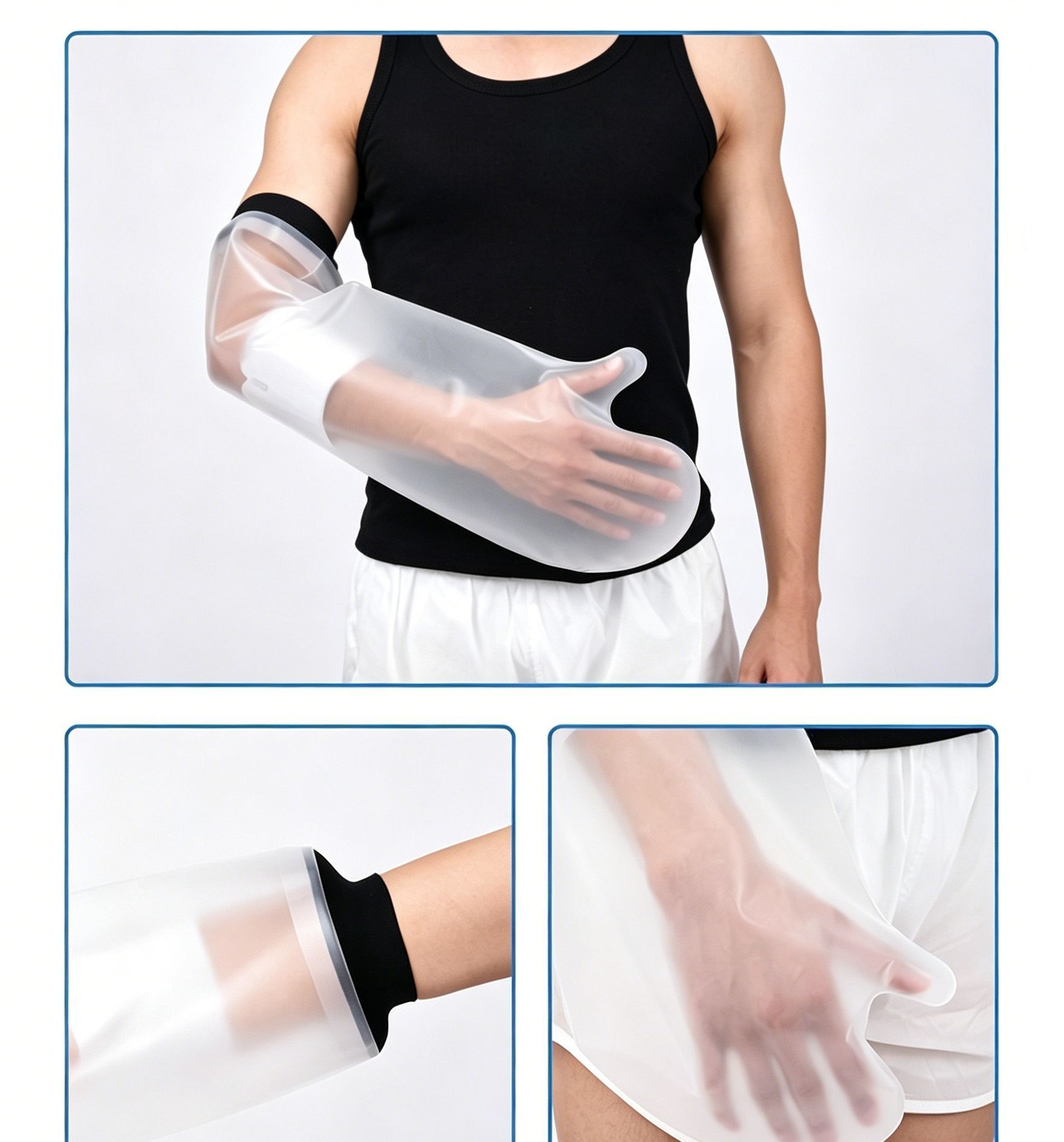 Adult Hand Cast Waterproof Shower Cover - Image 4