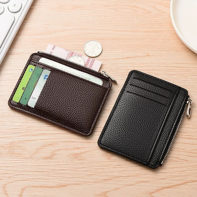 2Pcs 6 Slots Large Capacity Zipper Card Holder,Waterproof & Scratch Resistant,Compact-white - Image 4