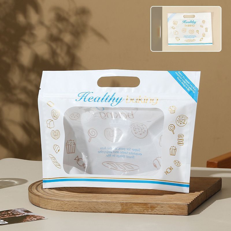 100 Pack Blue & White, Small 22×29.5+10cm - Image 1