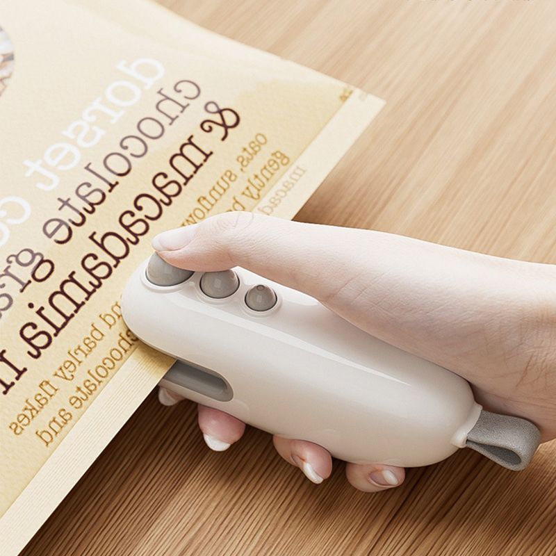2Pcs White Mini Bag Sealer - Image 2