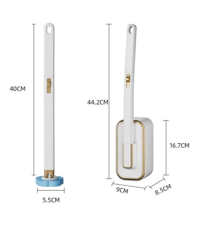 Toilet Brush Set Grey 01 - Image 6