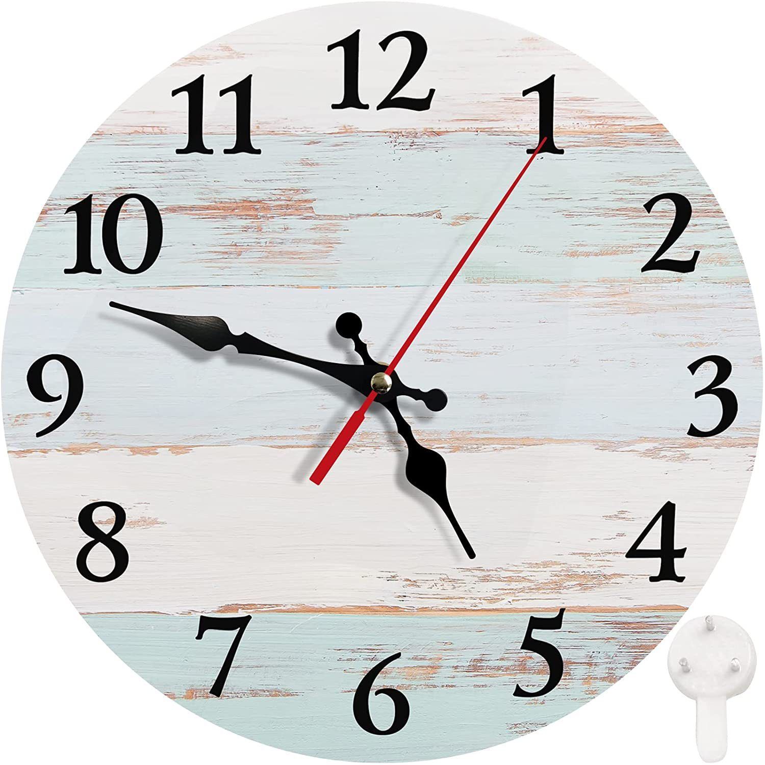 Wooden Wall Clock No.1, 10 Inch - Image 1