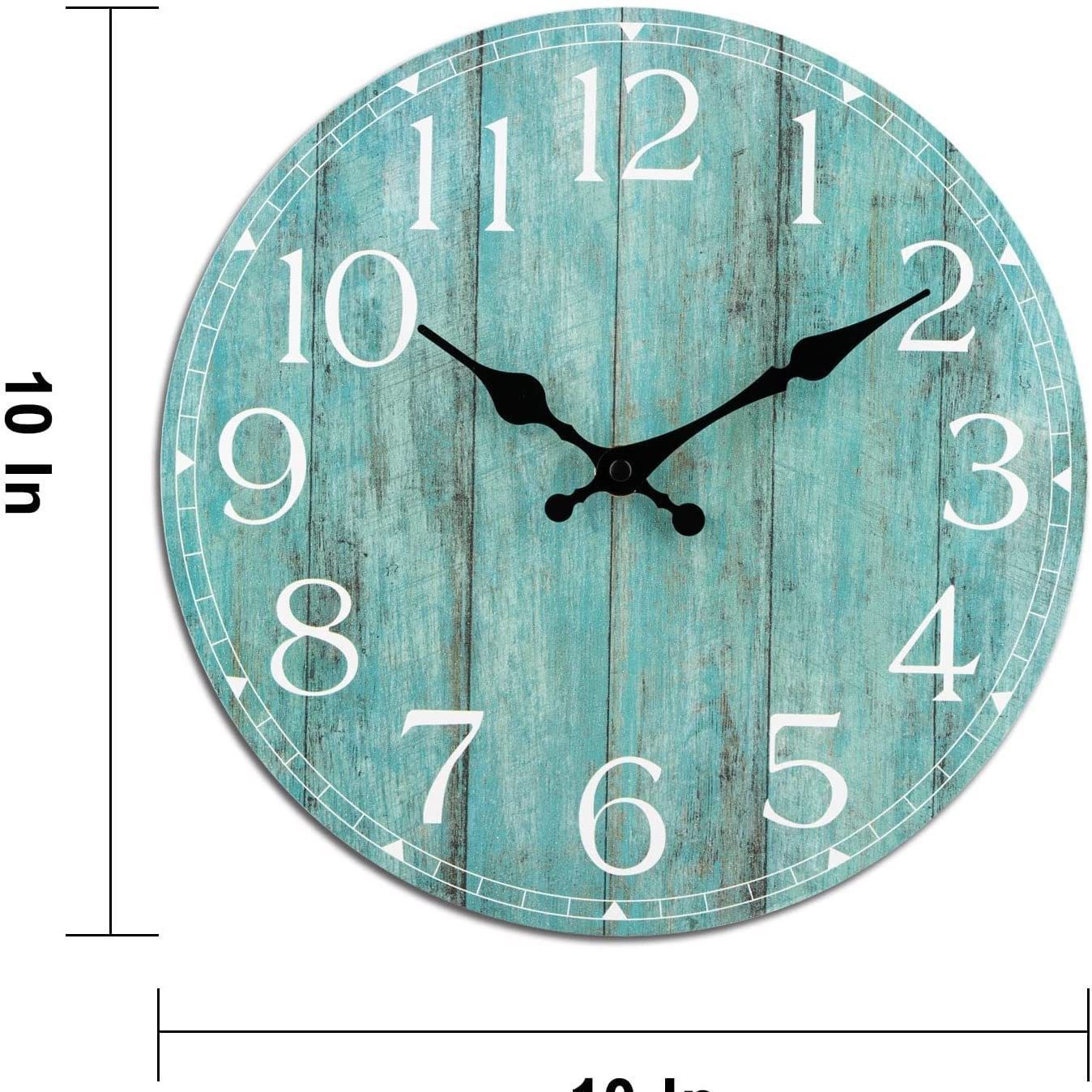Wooden Wall Clock No.6, 10 Inch - Image 1