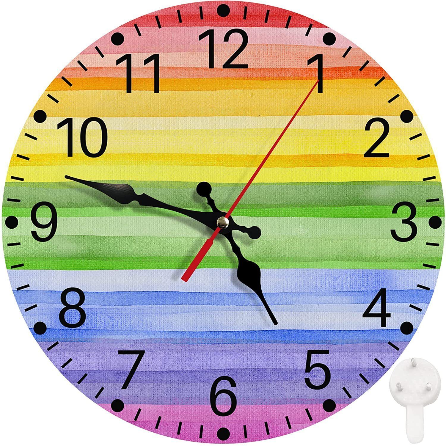 Wooden Wall Clock No.9, 10 Inch - Image 1