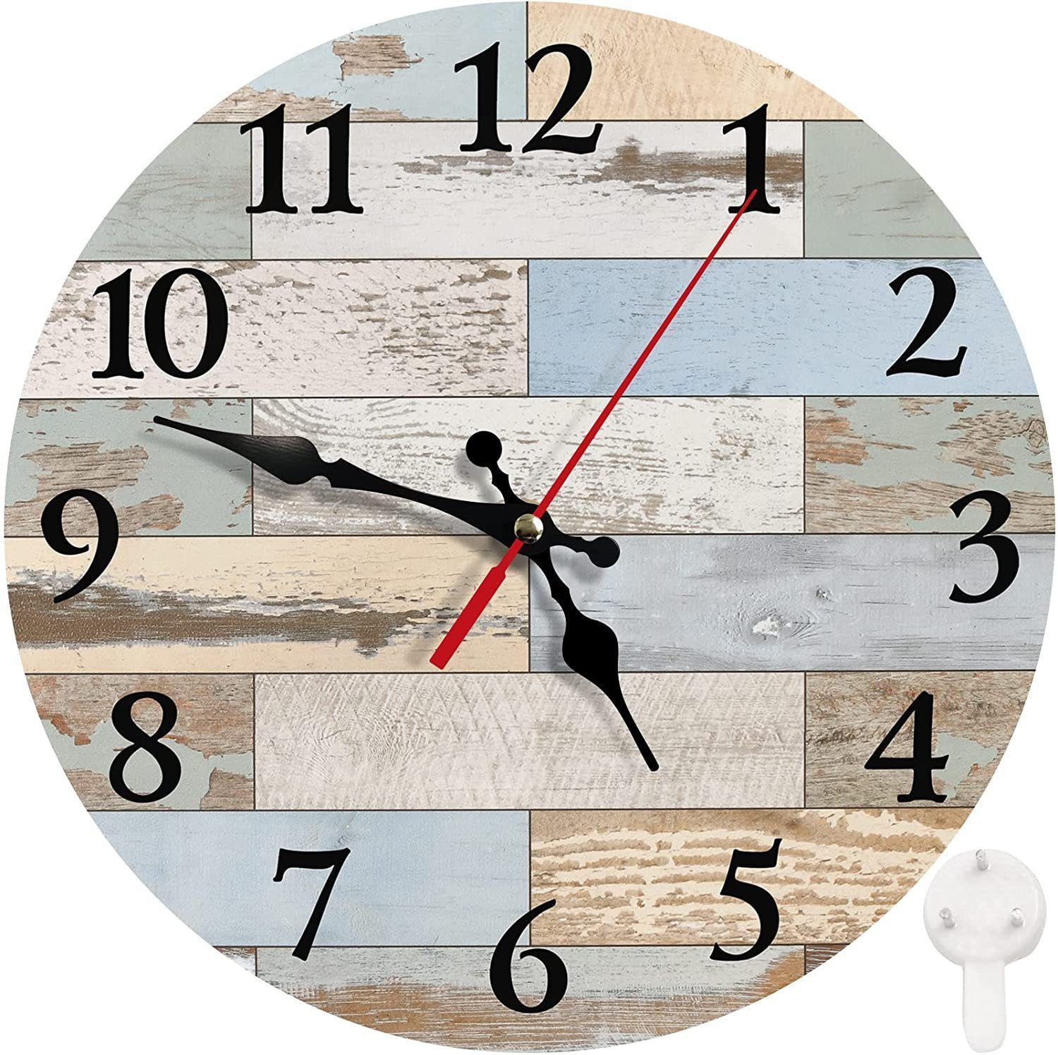 Wooden Wall Clock No.12, 10 Inch - Image 1