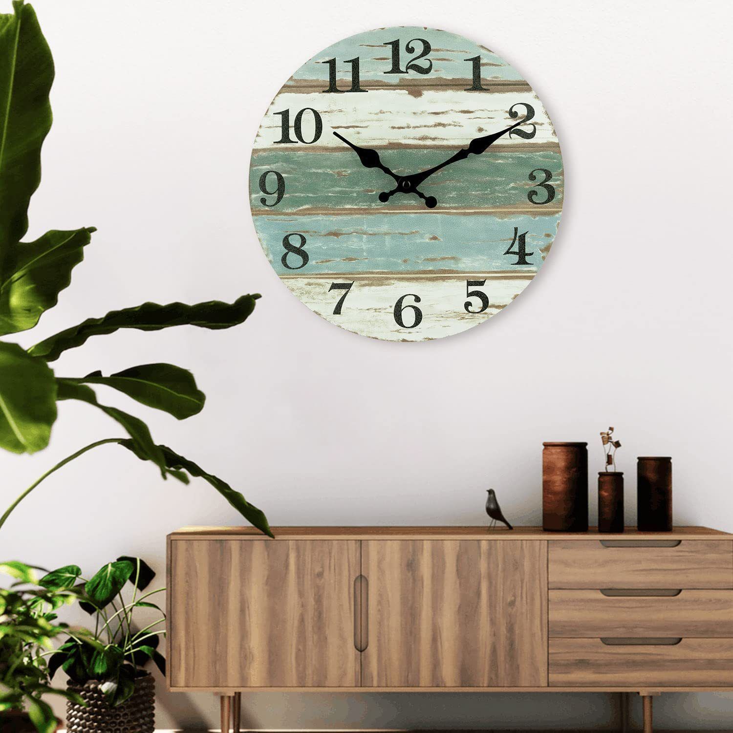 Wooden Wall Clock No.13, 10 Inch - Image 2
