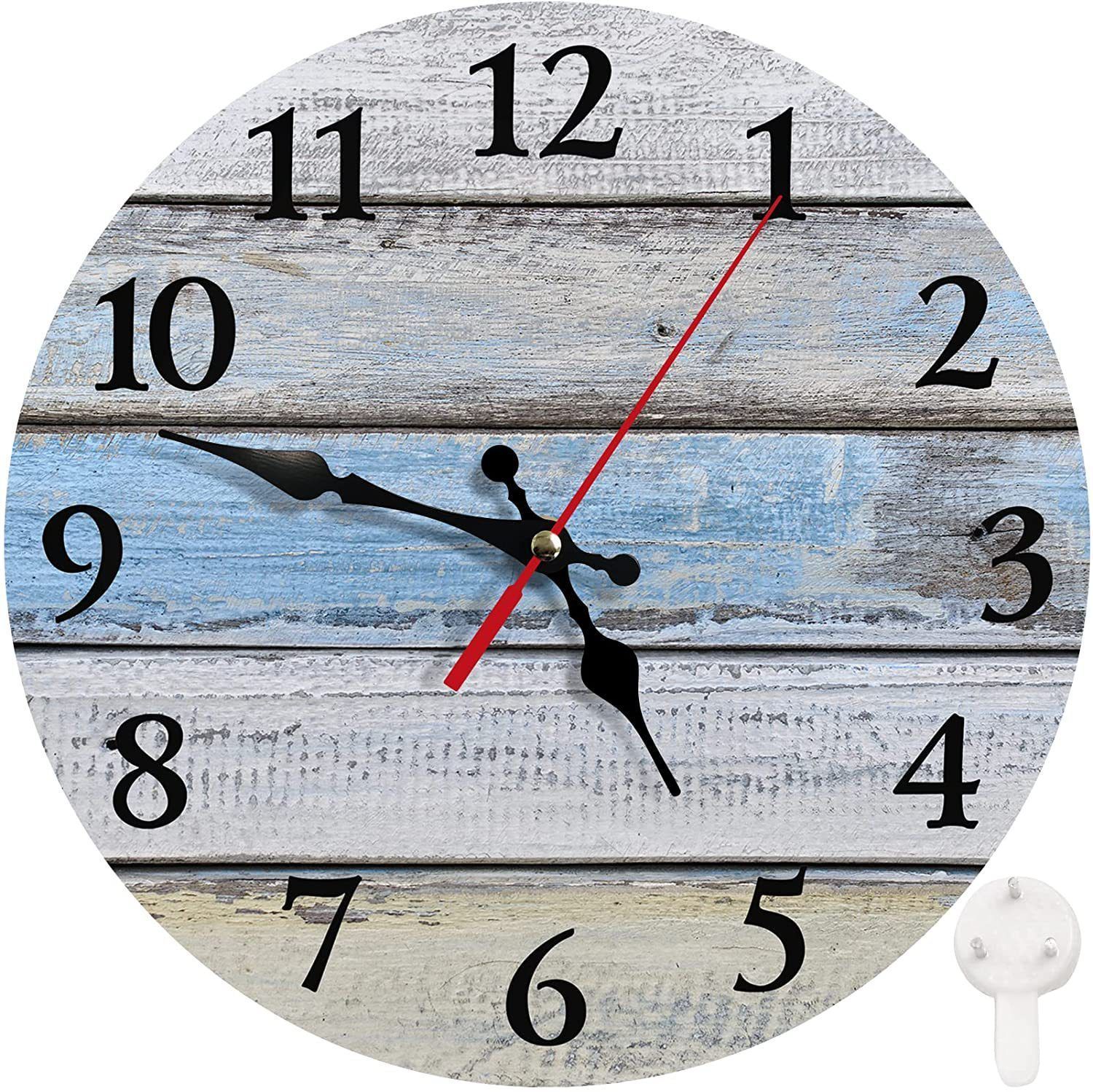 Wooden Wall Clock No.14, 10 Inch - Image 1
