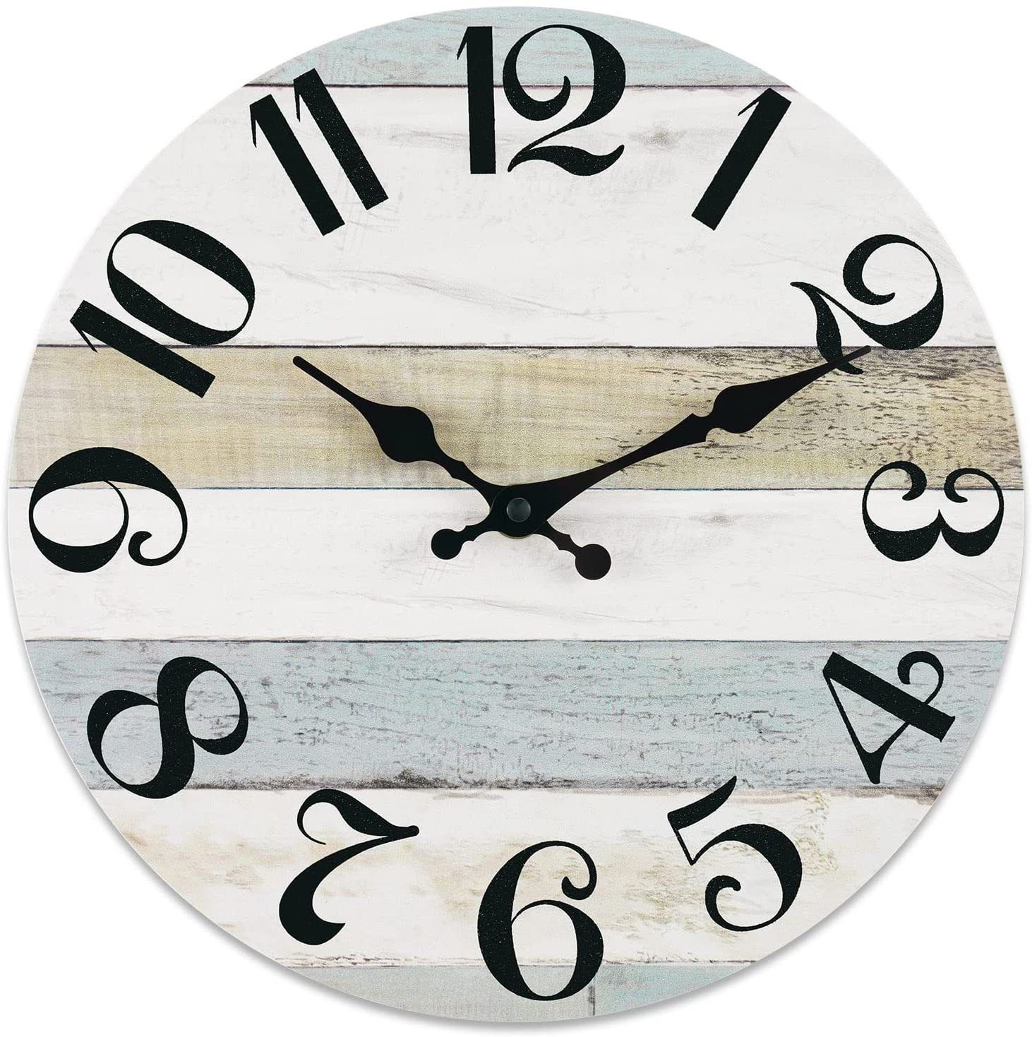 Wooden Wall Clock No.17, 10 Inch - Image 1