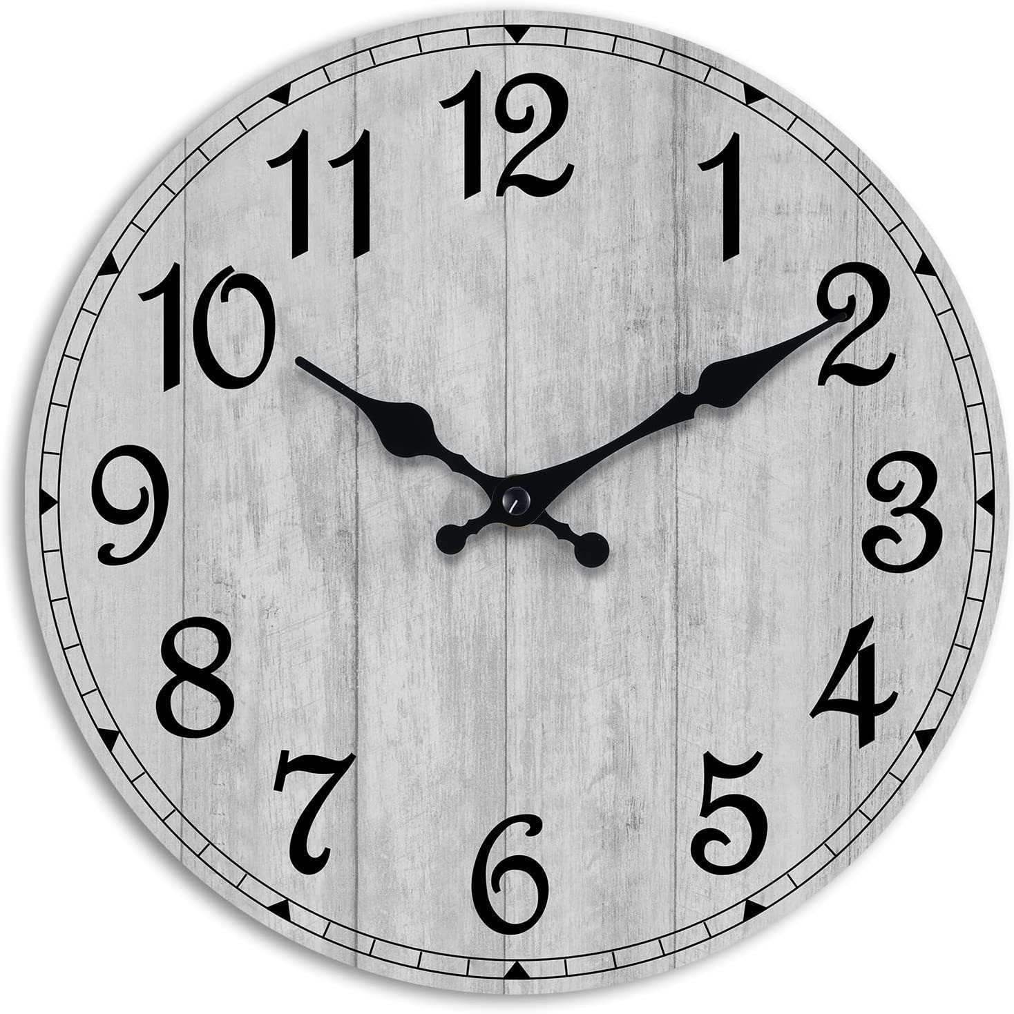 Wooden Wall Clock No.22, 10 Inch - Image 1