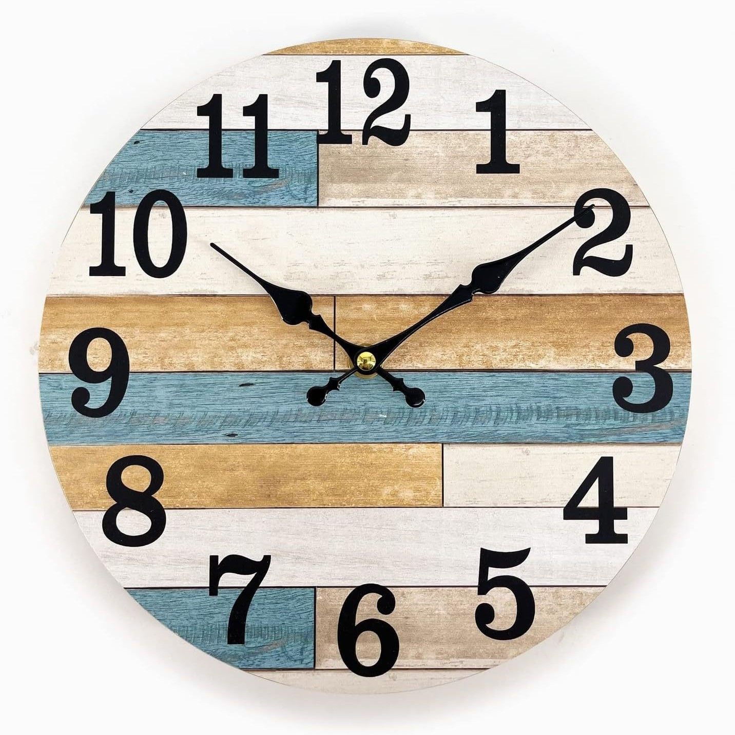 Wooden Wall Clock No.23, 10 Inch - Image 1