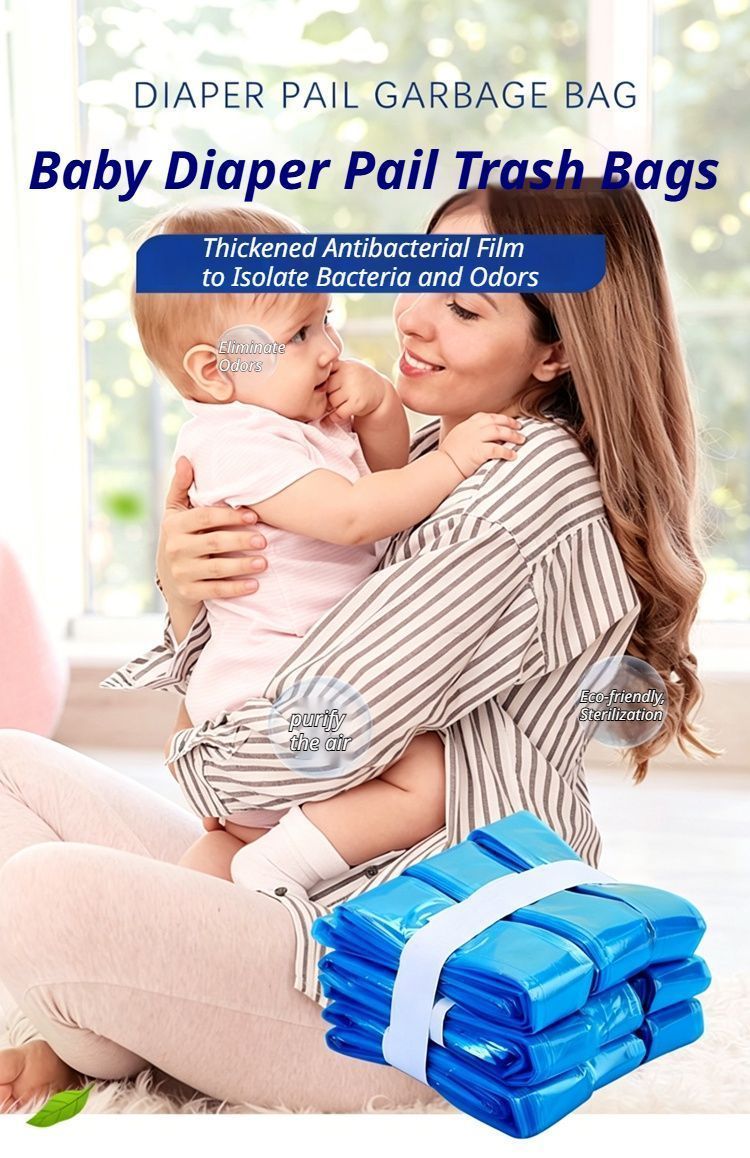 6 Rolls Diaper Pail Bags - Image 2