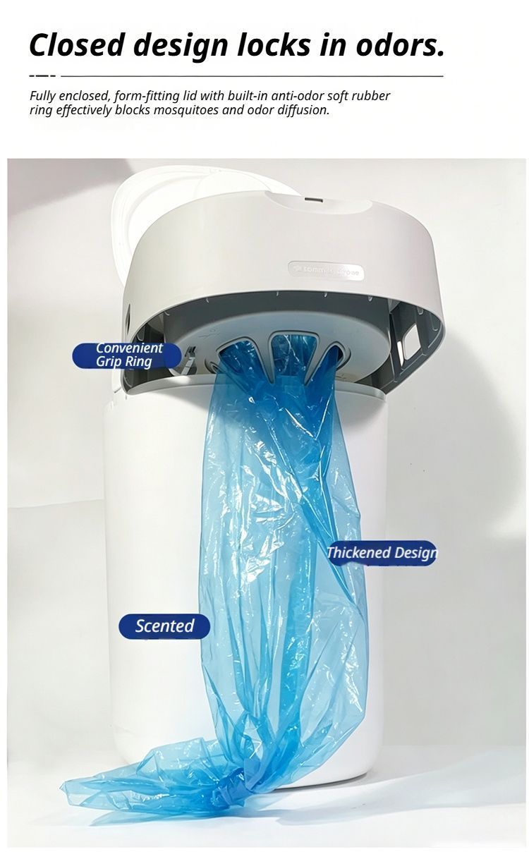 6 Rolls Diaper Pail Bags - Image 4