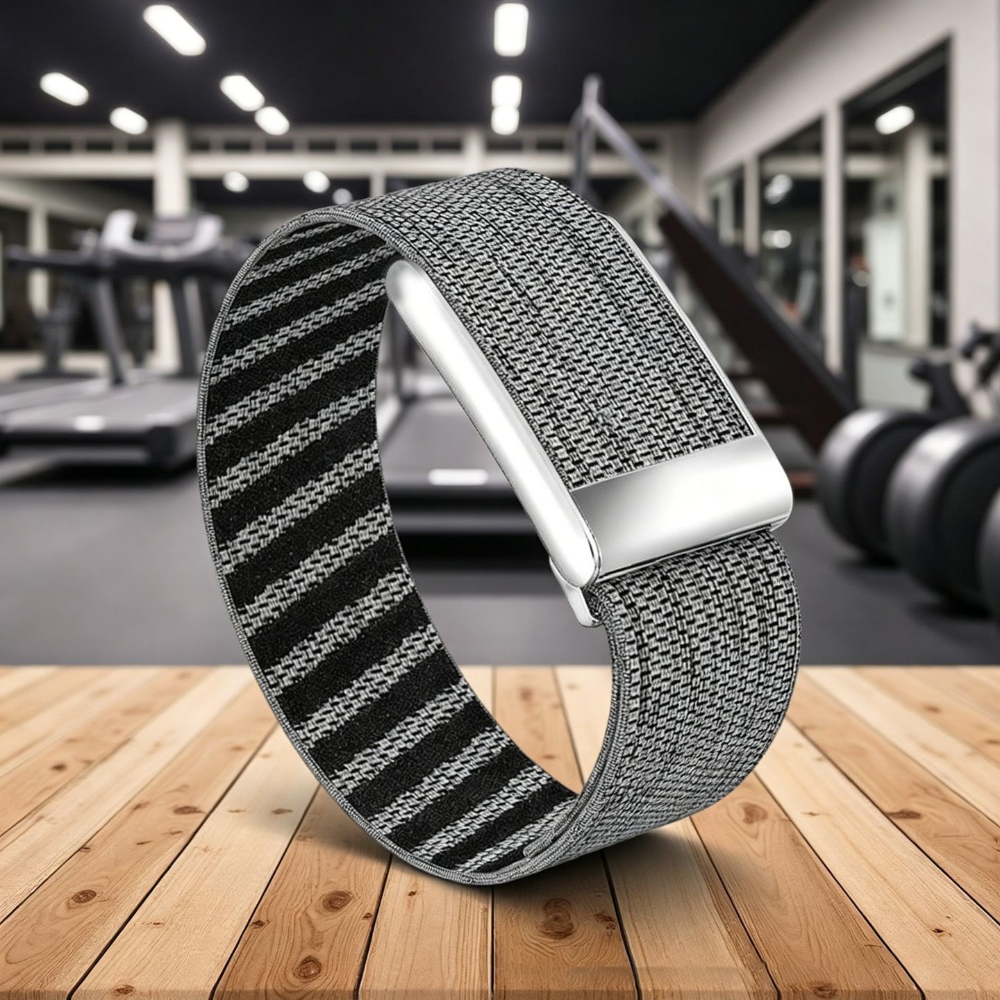 Nylon Sport Watch Strap - Dark Grey - Image 1