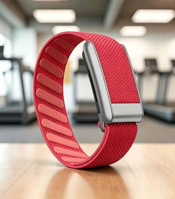 Nylon Sport Watch Strap - Torch Red - Image 1