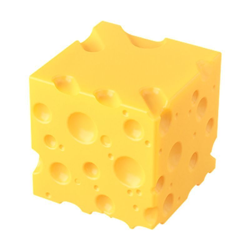 11cm Cheese Squishy with Box (Orange) - Image 2