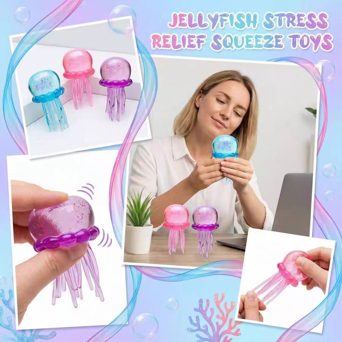 Purple Jellyfish Fidget Toy - Image 5