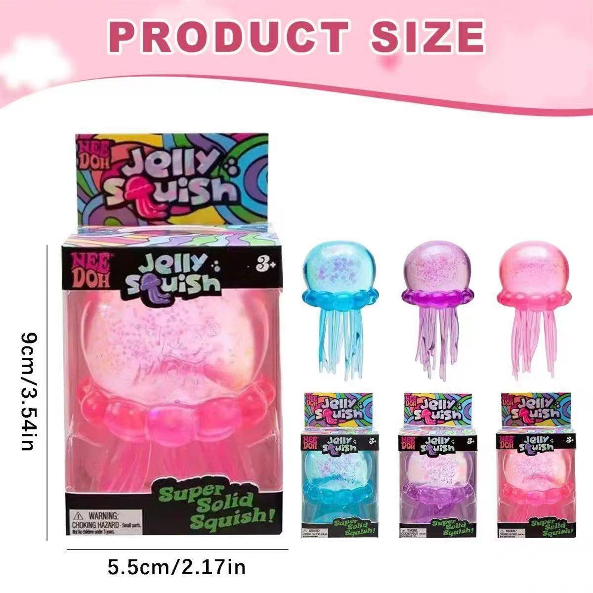 Pink Jellyfish Fidget Toy - Image 4