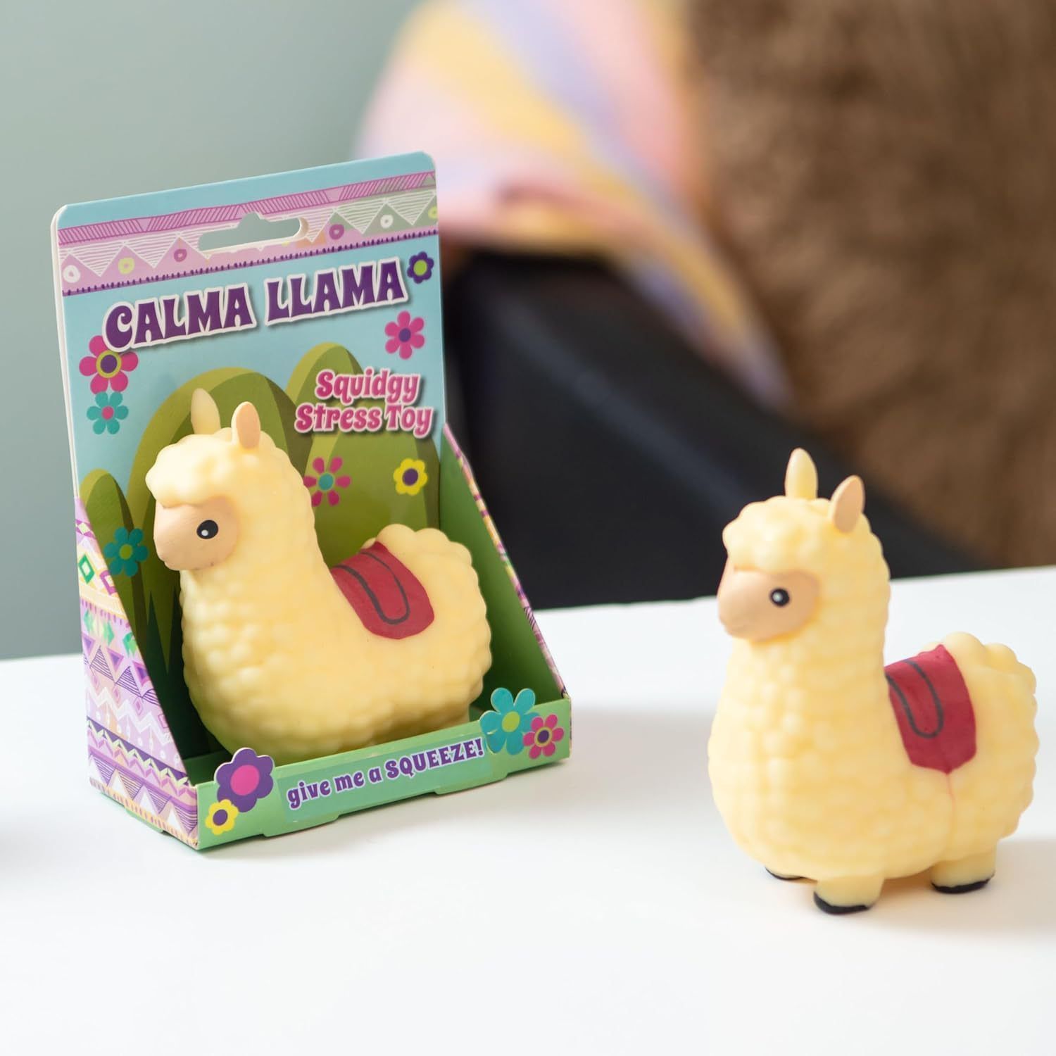2Pcs Alpaca Squishy Stress Toy - Image 1