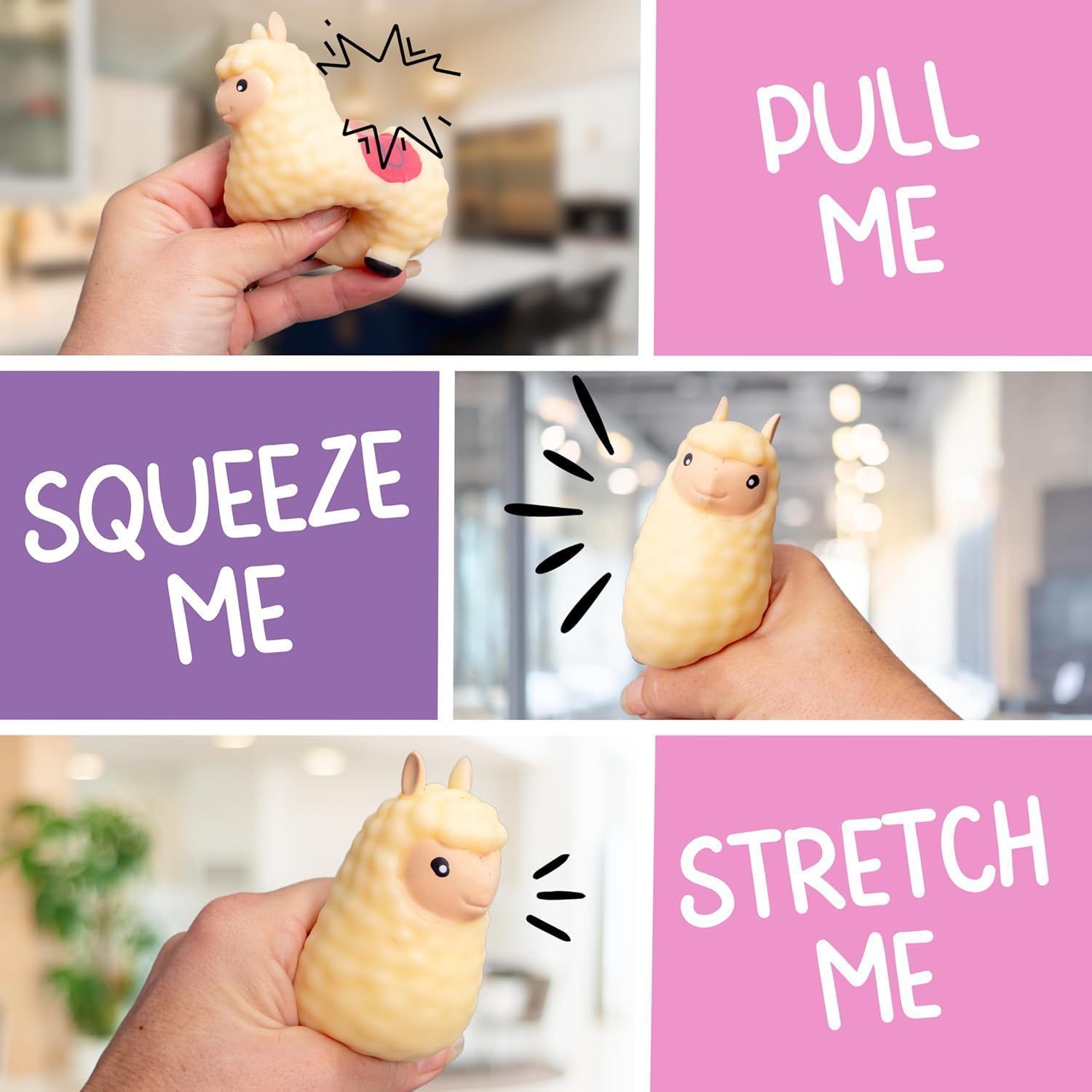 2Pcs Alpaca Squishy Stress Toy - Image 6