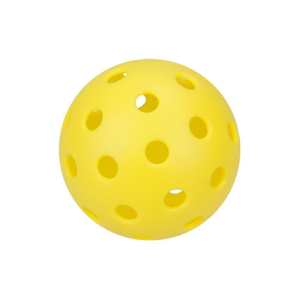 15Pcs 74mm Yellow Pickleballs 40-Holes - Image 1