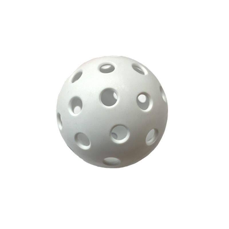 15Pcs 72mm White Pickleballs 26-Holes - Image 1