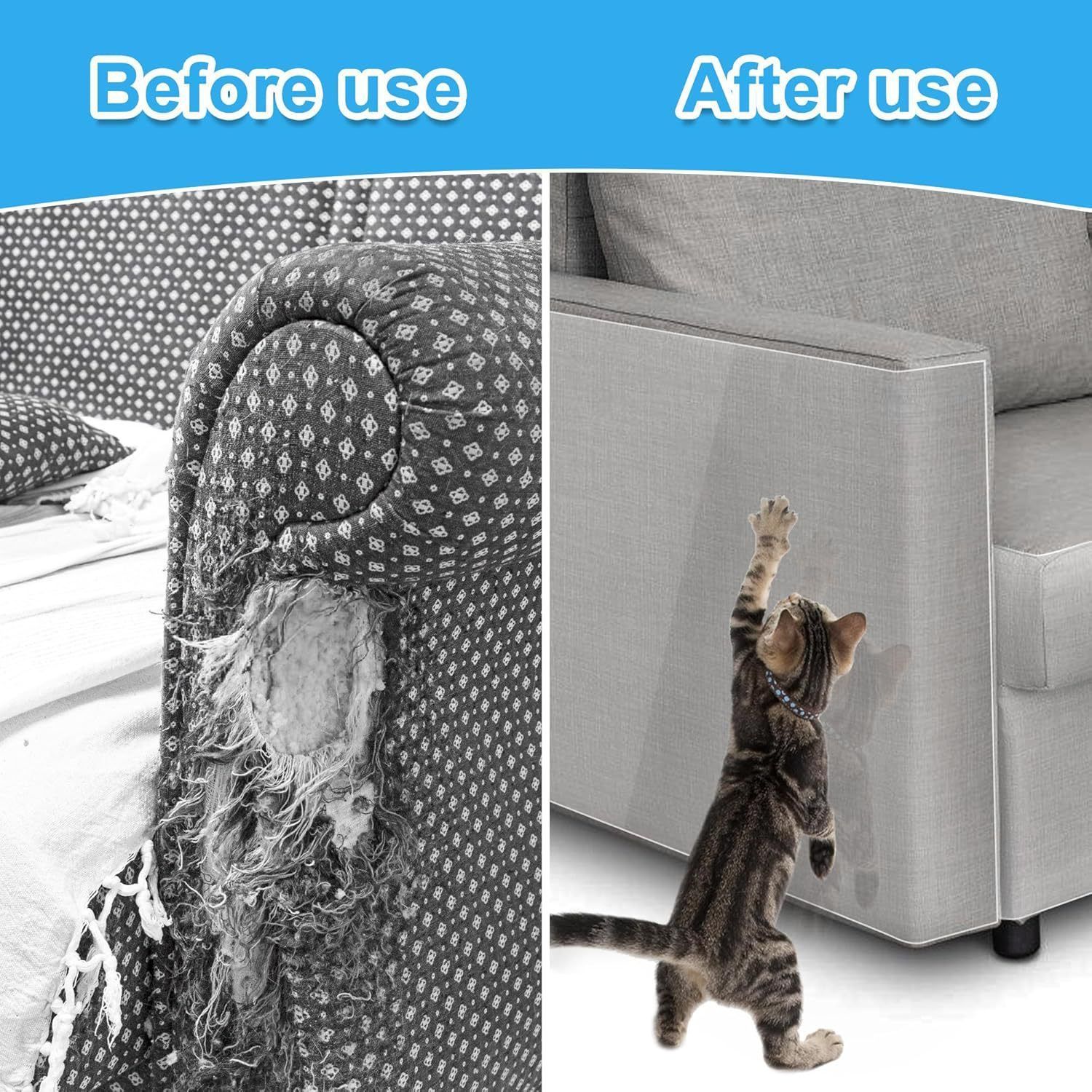 PVC Anti-Scratch Protective Film Self-Adhesive Cut-to-Size Pet Furniture Guard - Image 6