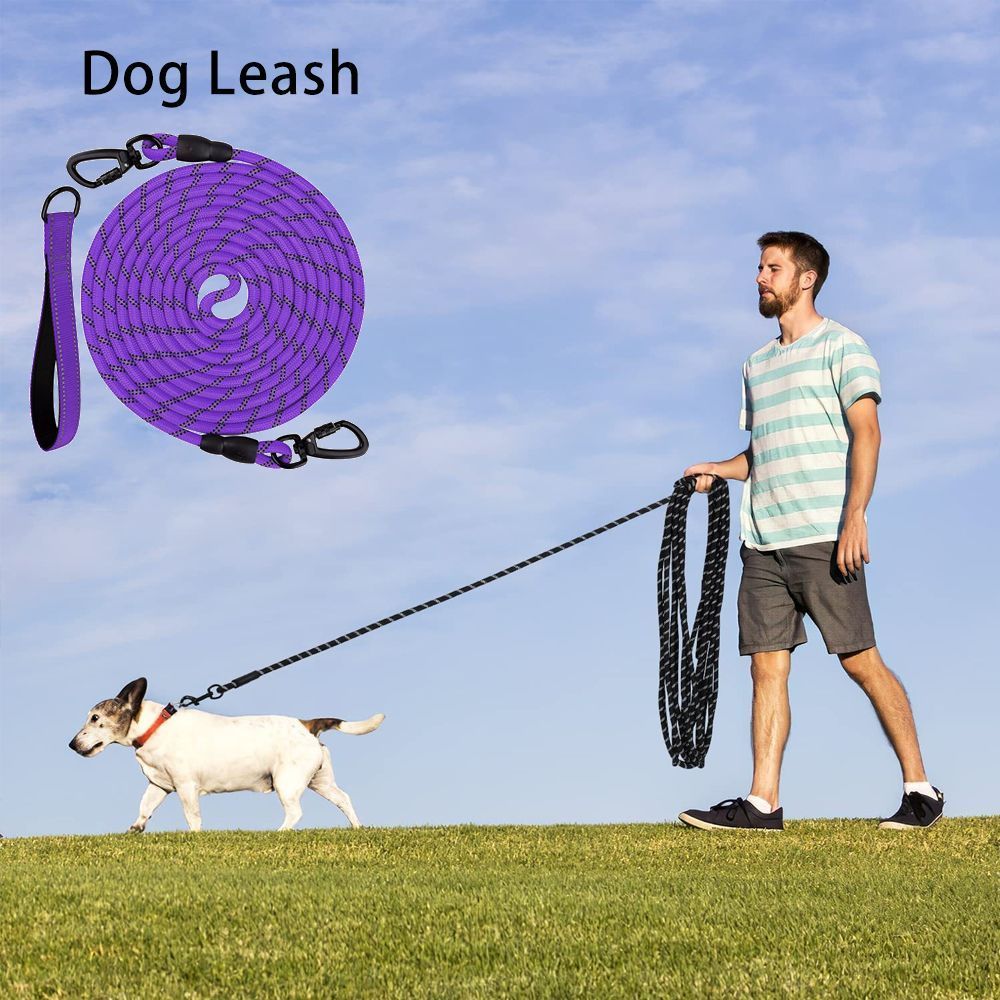 Dog Retractable Leash - Purple, 1.0×5m - Image 1