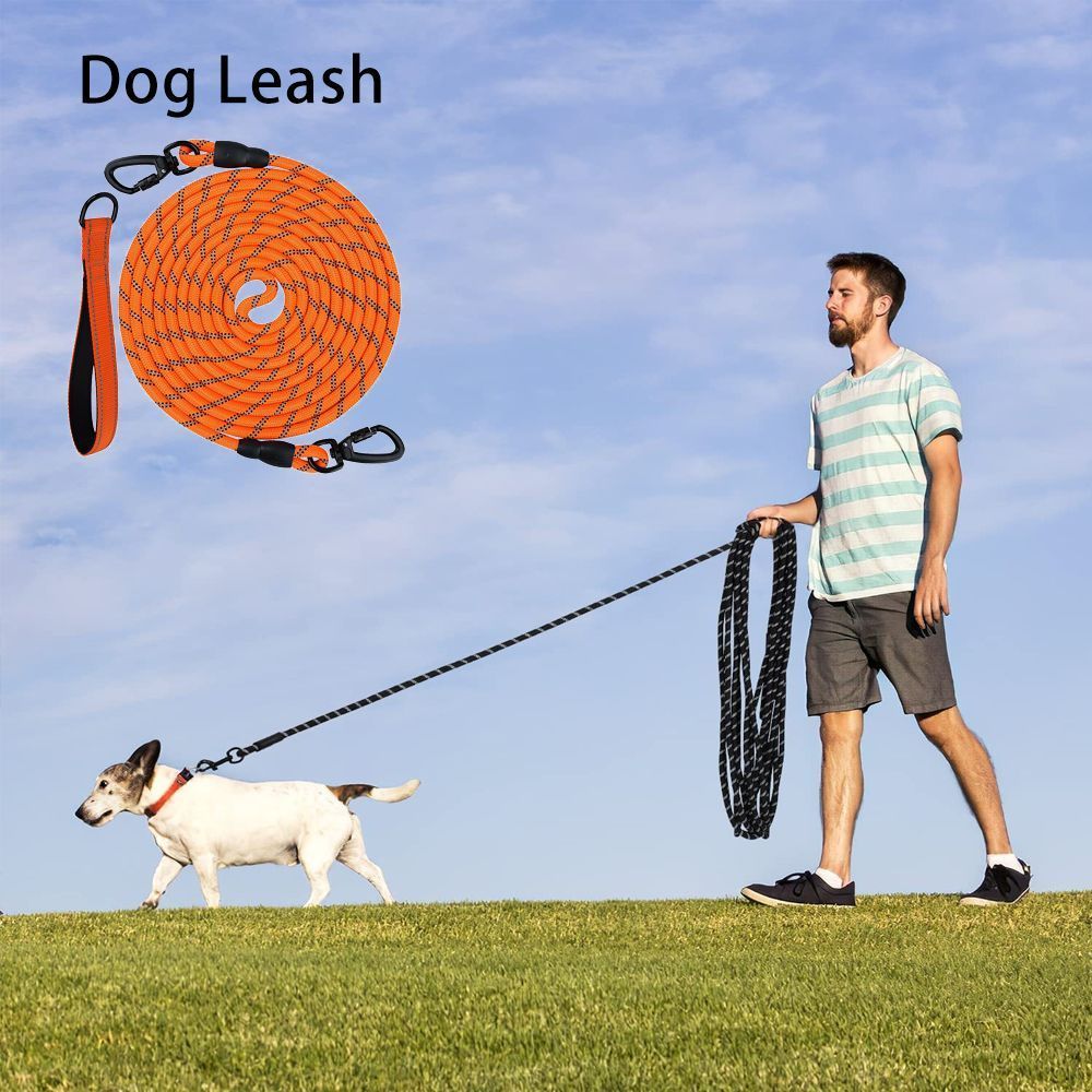 Dog Retractable Leash - Orange, 1.0×15m - Image 1