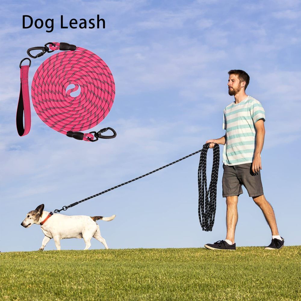 Dog Retractable Leash - Pink, 1.0×15m - Image 1