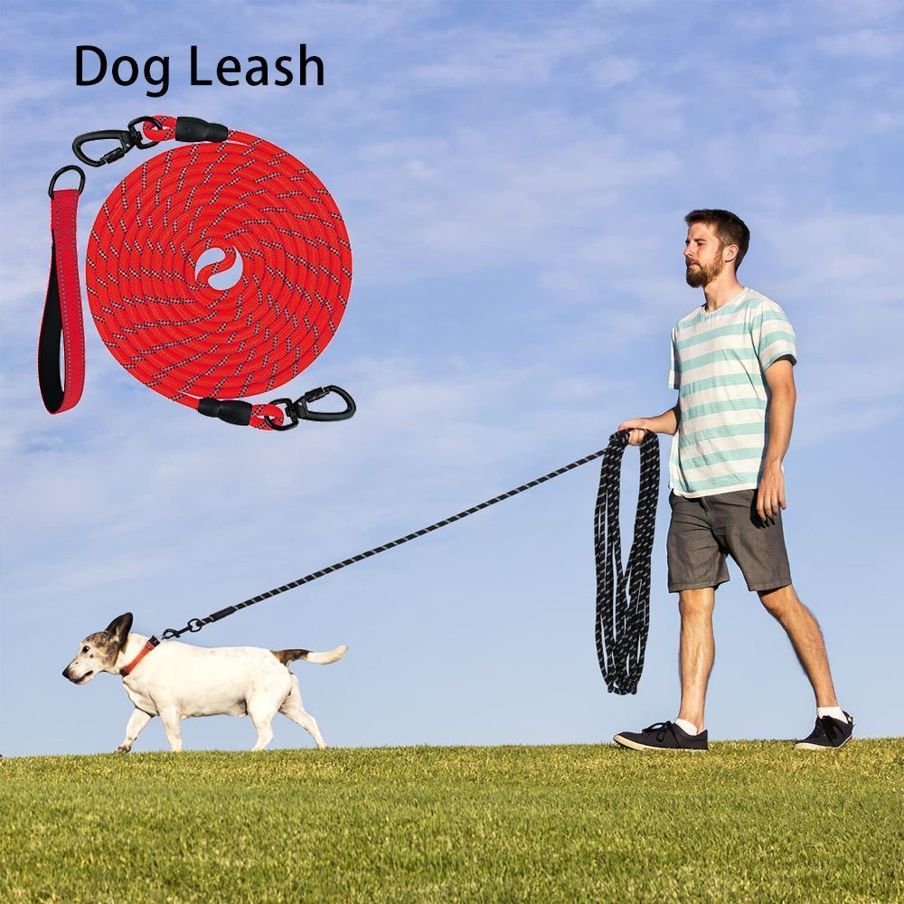 Dog Retractable Leash - Red, 1.0×15m - Image 1