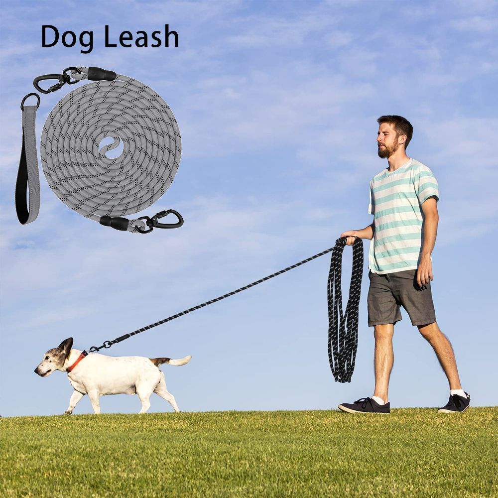 Dog Retractable Leash - Grey, 1.0×2m - Image 1