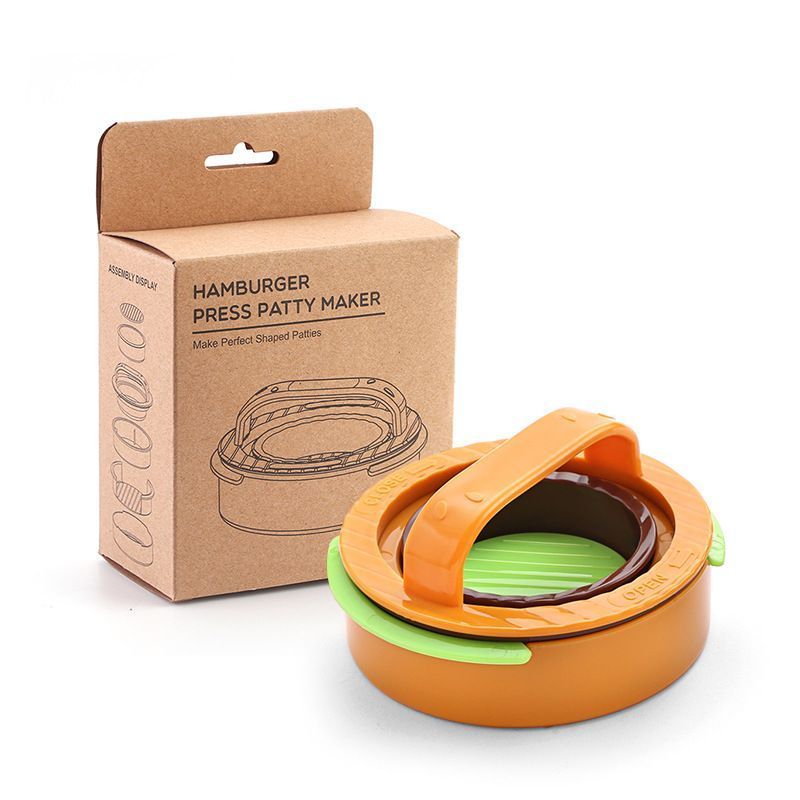 4Pcs Round Hamburger Patty Press Maker Tool Set - Image 1