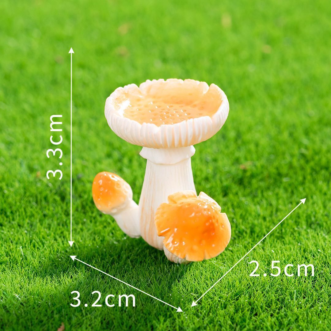 10pcs Artificial Mushroom Ornament-Type 5 - Image 1