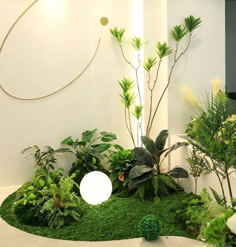 30g Light Green Artificial Moss-2Pcs - Image 4