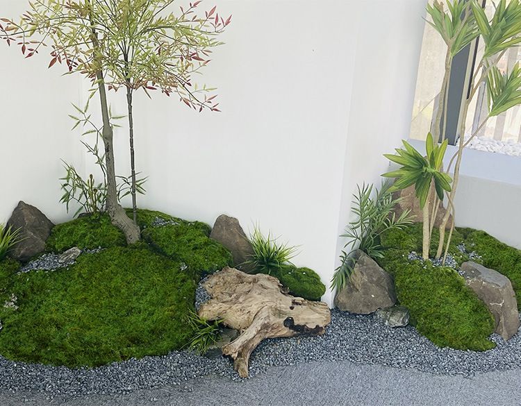 200g Dark Green Artificial Moss - Image 7