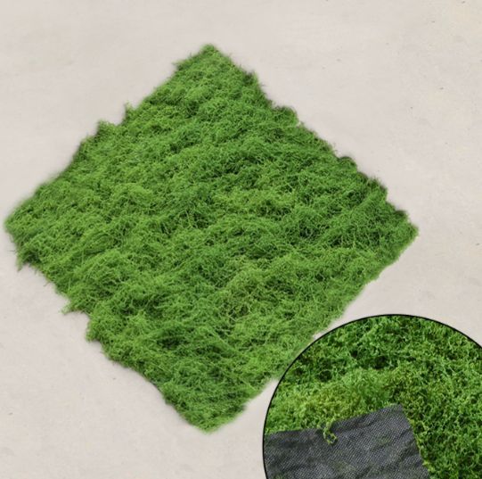 Dark Green Artificial Moss 50×50cm - Image 1