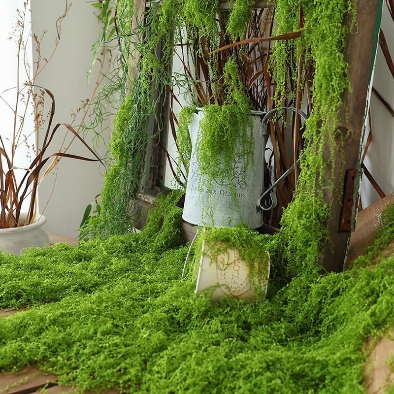 Dark Green Artificial Moss 50×50cm - Image 3
