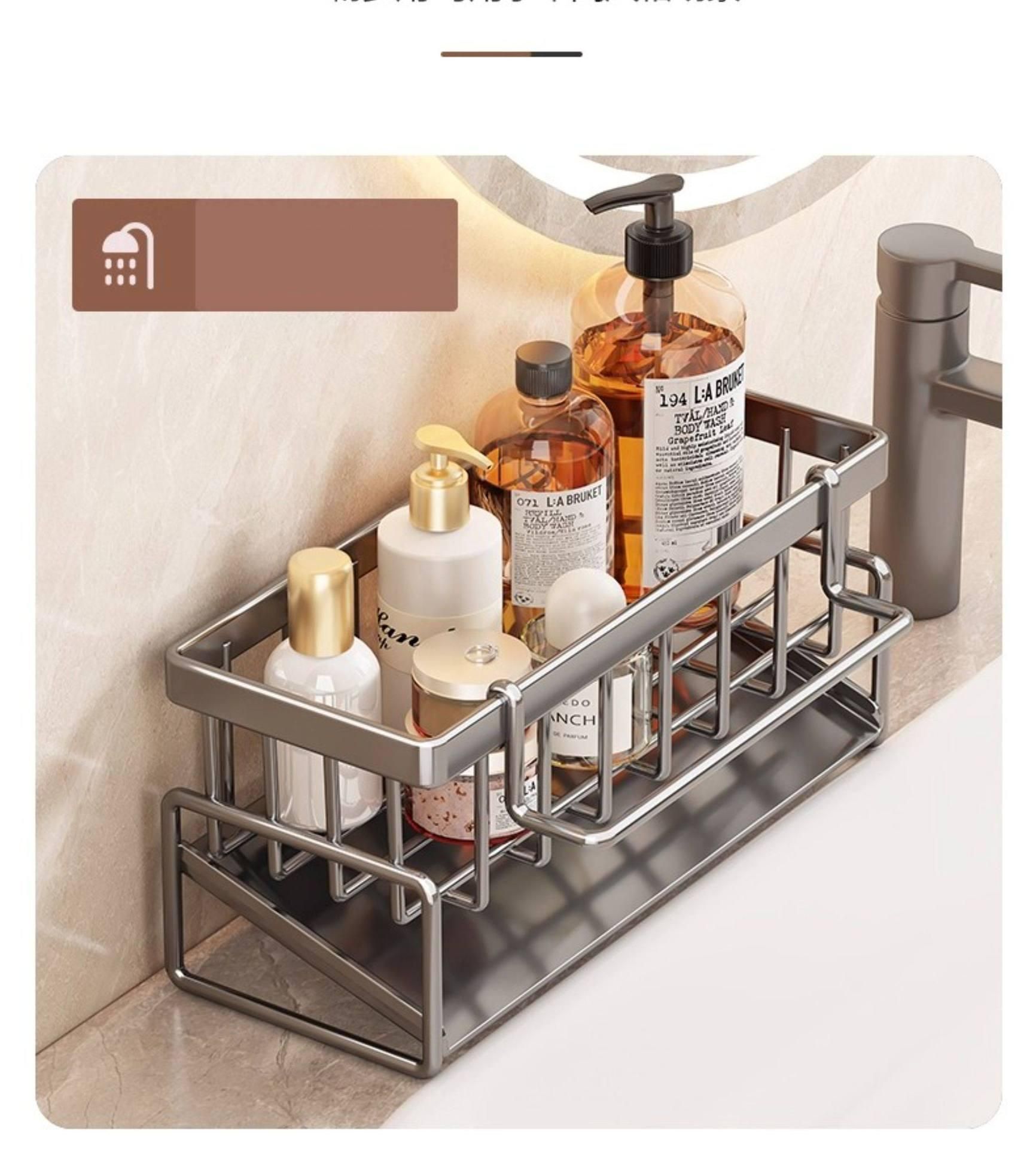 Tall Tilted Dish Drying Rack Black - Image 4