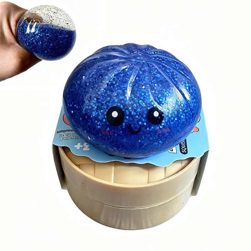 [Gold Powder Pectin] Deep Blue Bun + Steamer - Image 1