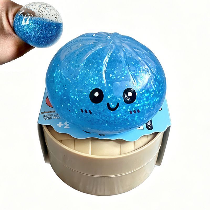 [Gold Powder Pectin] Blue Bun + Steamer - Image 1