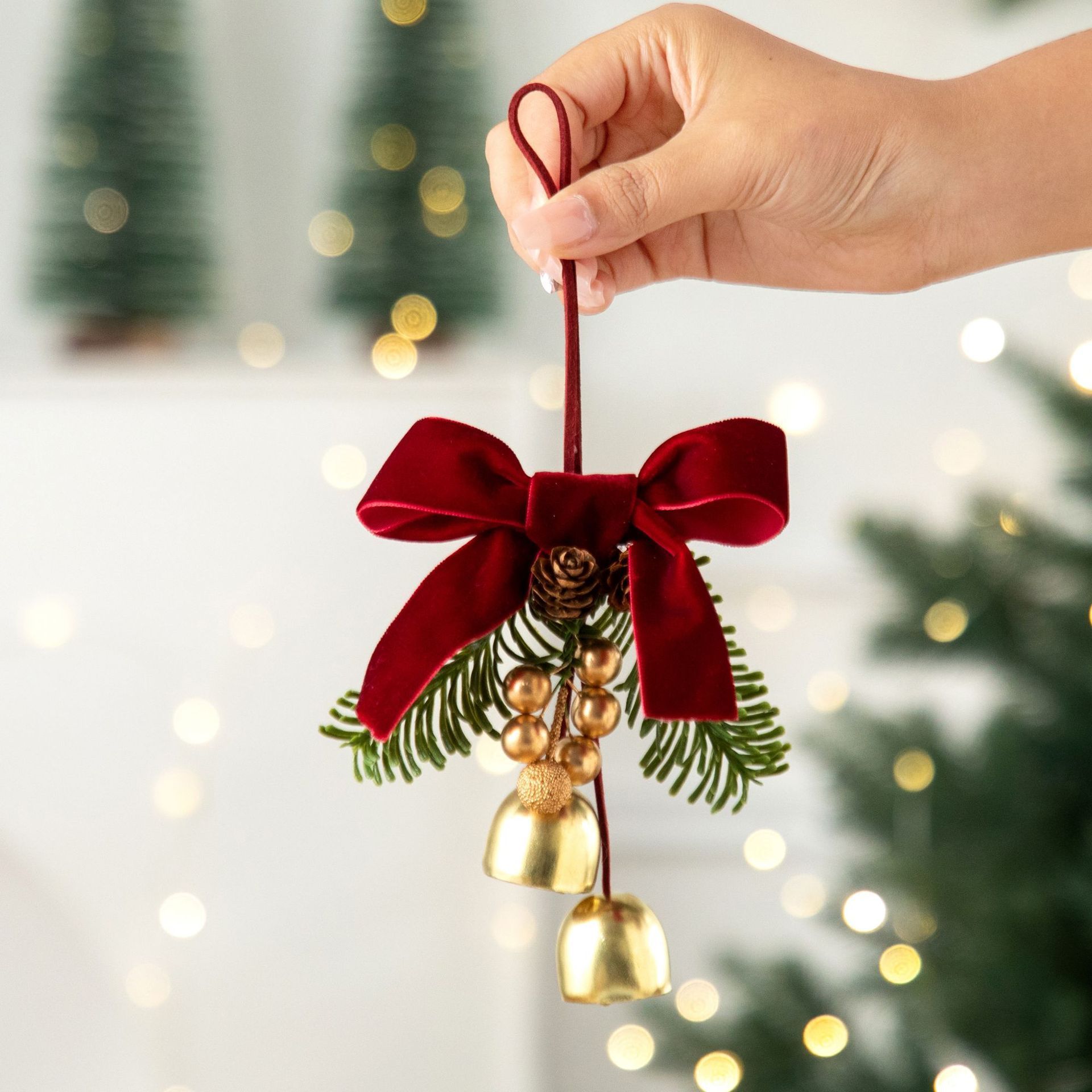 D2 Pinecone Double Bells Red 2 Pack - Image 1