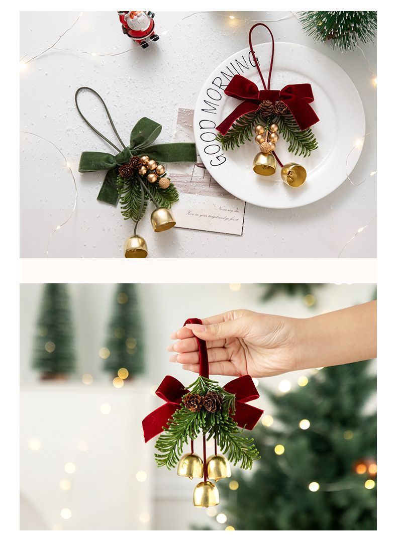 D5 Pinecone Triple Bells Red 2 Pack - Image 6