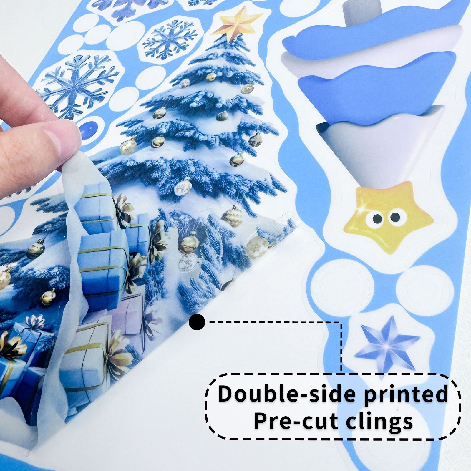 4 Styles Christmas Window Stickers Pack-02 - Image 3
