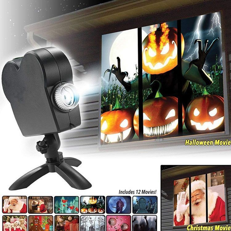 Christmas Halloween LED Window Projector - Image 1