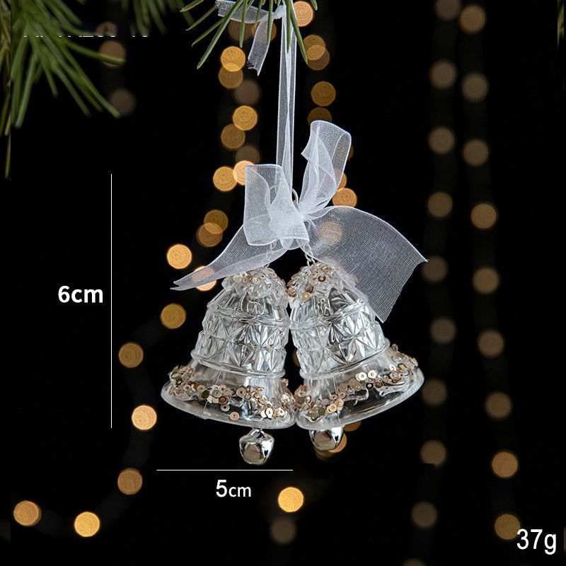 2pcs Bell Christmas Ornament Props - Image 1