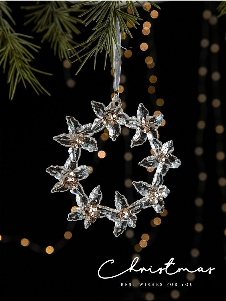 2pcs Feather Christmas Ornament Props - Image 8