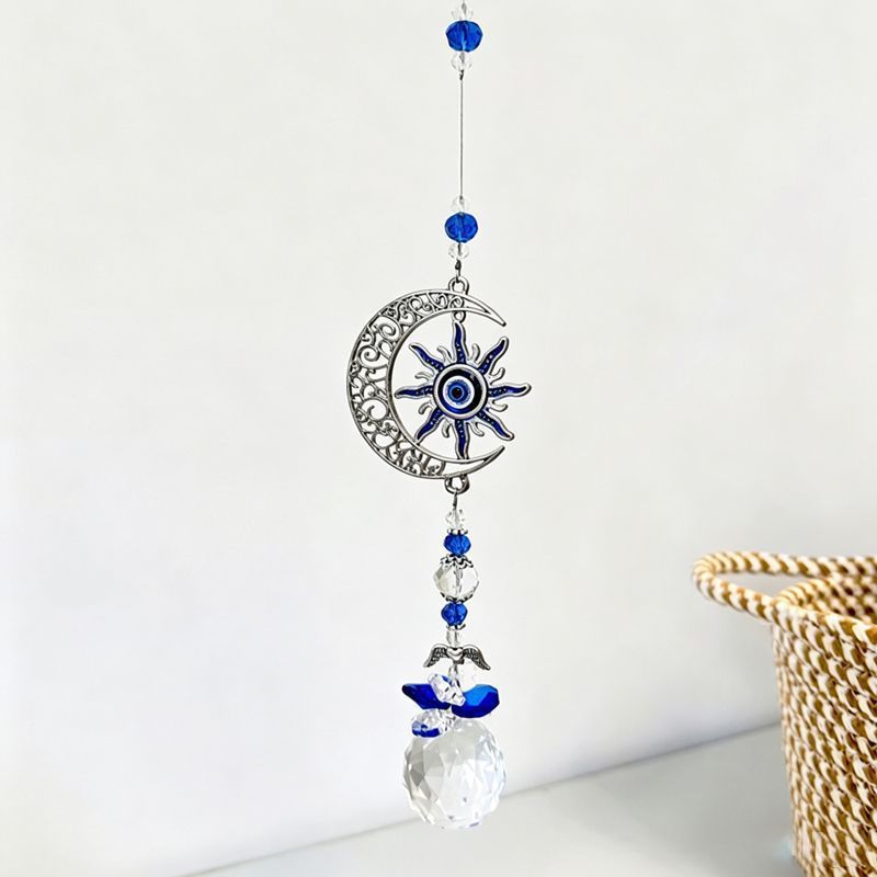 Blue Crystal Pendant Set - Image 3