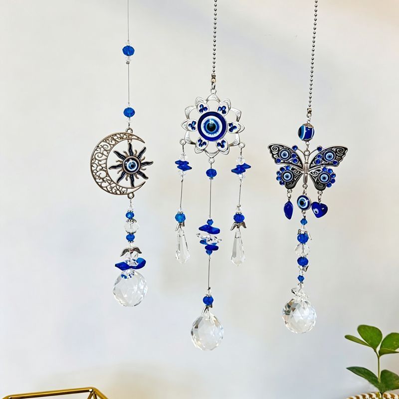 Blue Crystal Pendant Set - Image 4