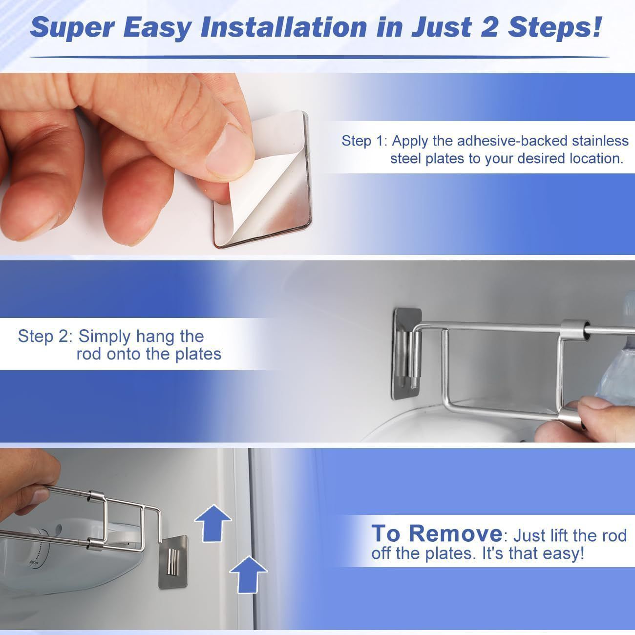 2 Pack RV Fridge Slide Bracket - Image 2