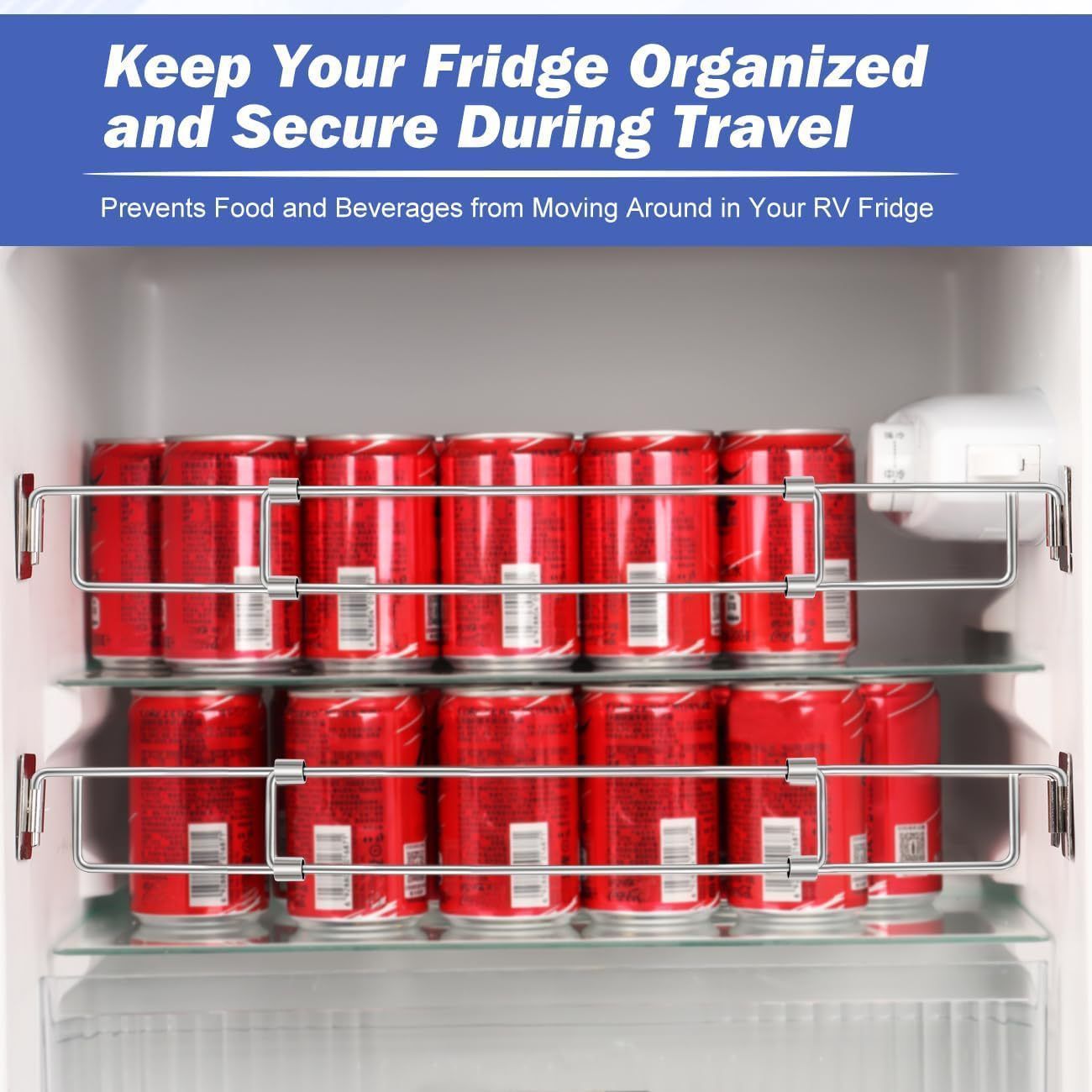 2 Pack RV Fridge Slide Bracket - Image 5
